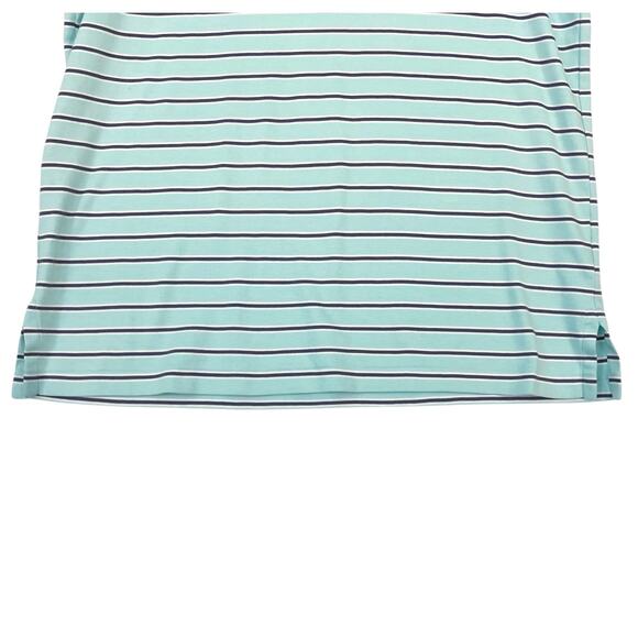 Polo Ralph Lauren Men's Turquoise Striped Classic Fit Soft Touch Polo SZ M - Picture 3 of 7